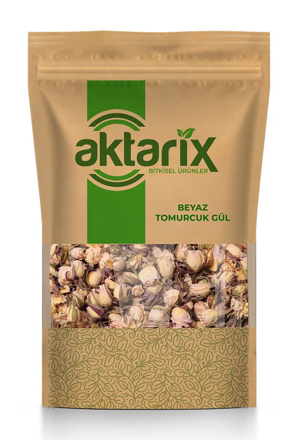 50 Gr Beyaz Tomurcuk Gül Kurusu