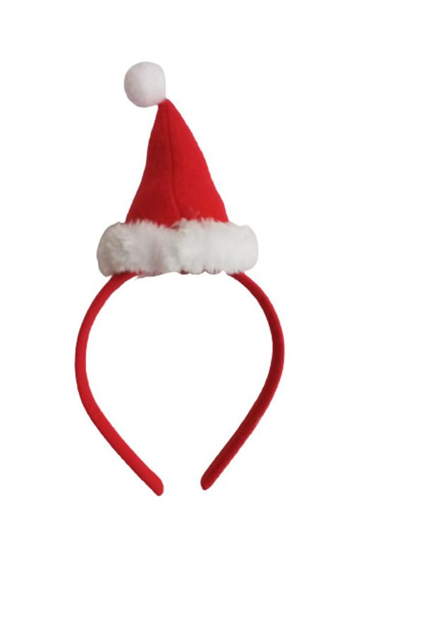 Yılbaşı Taç Noelbaba Şapka Kırmızı
