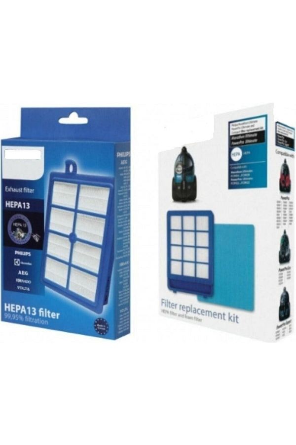 Philips Xb 9185 Marathon Ultimate Süper 3'lü Filtre Set ( Ön Filtre Süngeri Dahil ) Komple Set