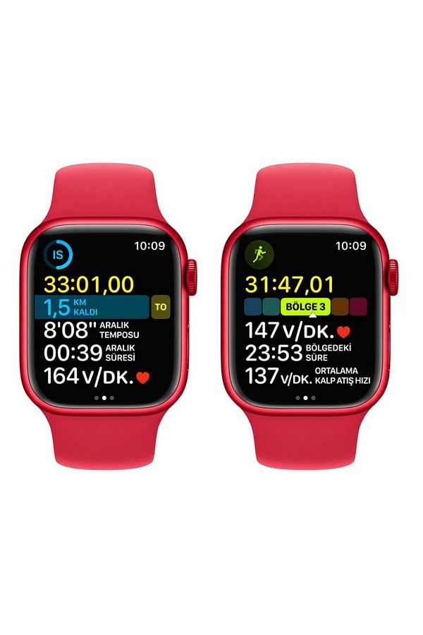 Apple Watch Series 8 Gps + Cellular 41mm Red Alüminyum Kasa - Görsel 5