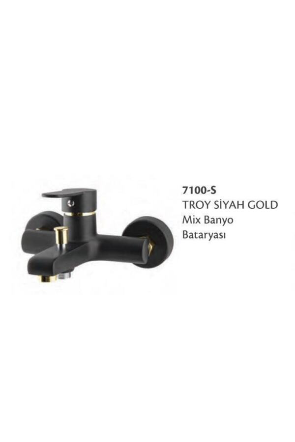 C.m.s Troy Siyah Gold Mix Banyo Bataryası