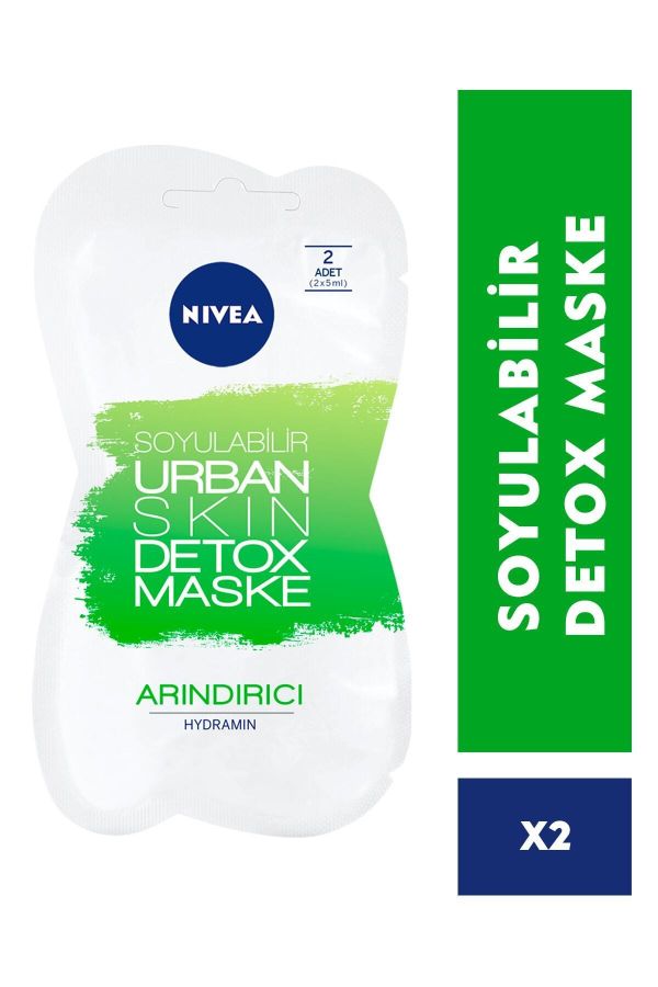 Urban Skin Detox Maske - Soyulabilir Arındırıcı Maske 2 Adet (2x5 Ml )