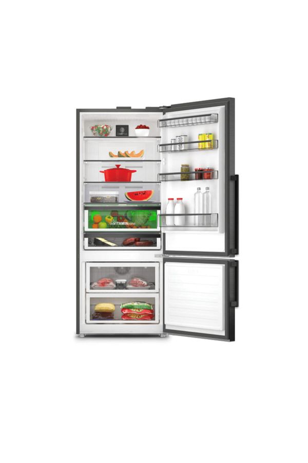 Arçelik 274 580 EDI Buzdolabı A++ No Frost 580 l Antrasit Siyah Fiyat - Görsel 3