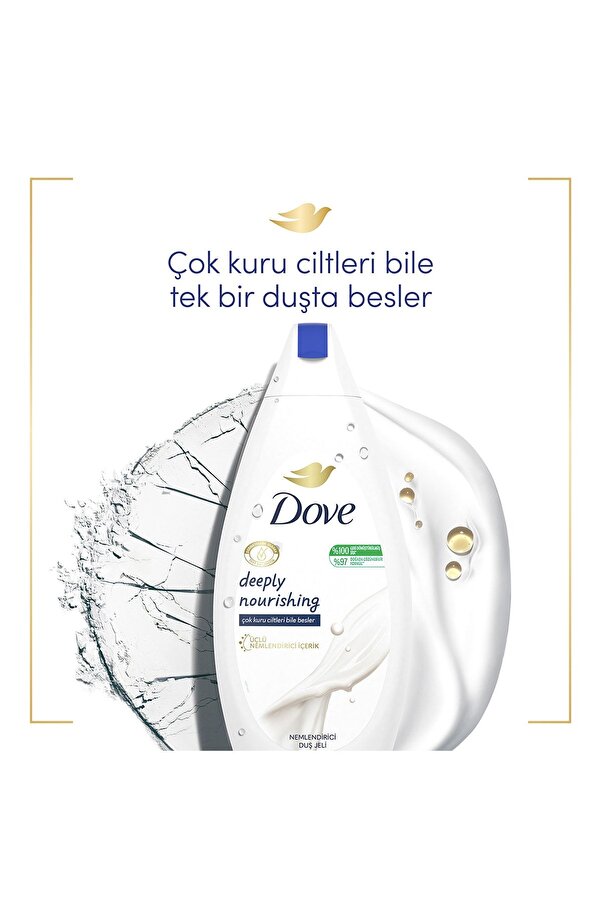 Nemlendirici Duş Jeli Deeply Nourishing Çok Kuru Ciltleri Bile Besler 500 ml_2