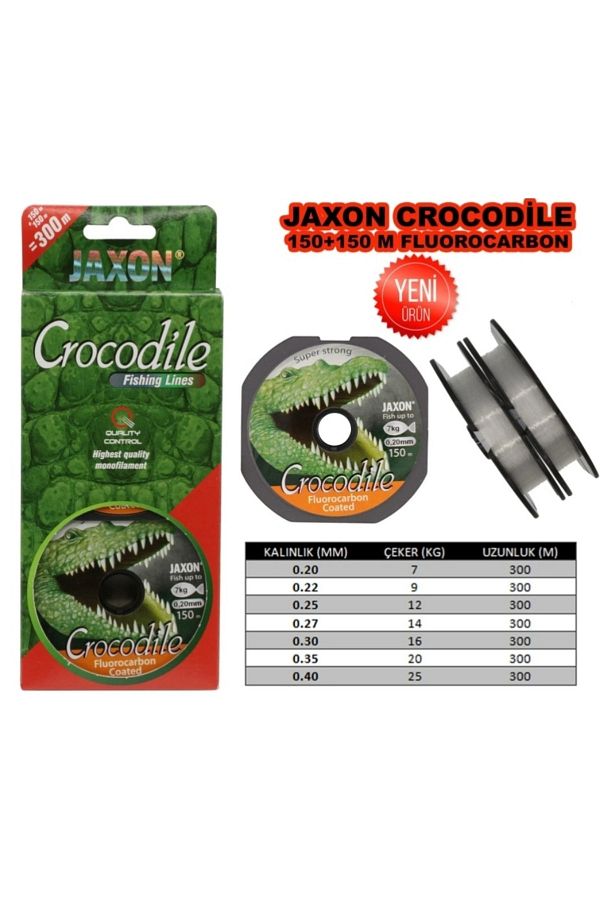 Crocodile Fluocarbon Misina 150+150mt. 0,22 Mm