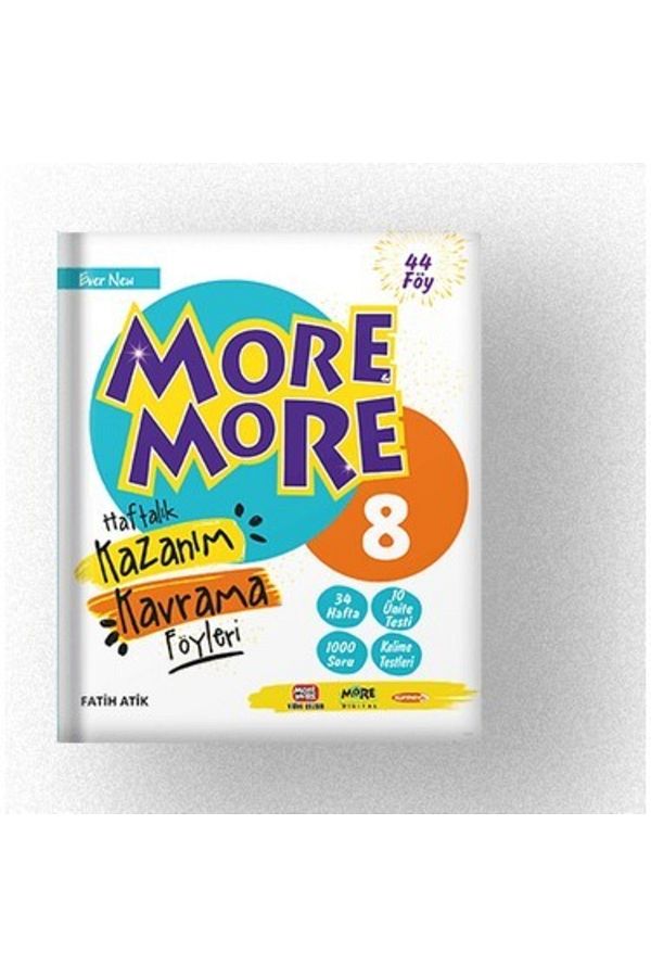 8. Sınıf More More Haftalık Kazanım Kavrama Föyleri 44 Föy