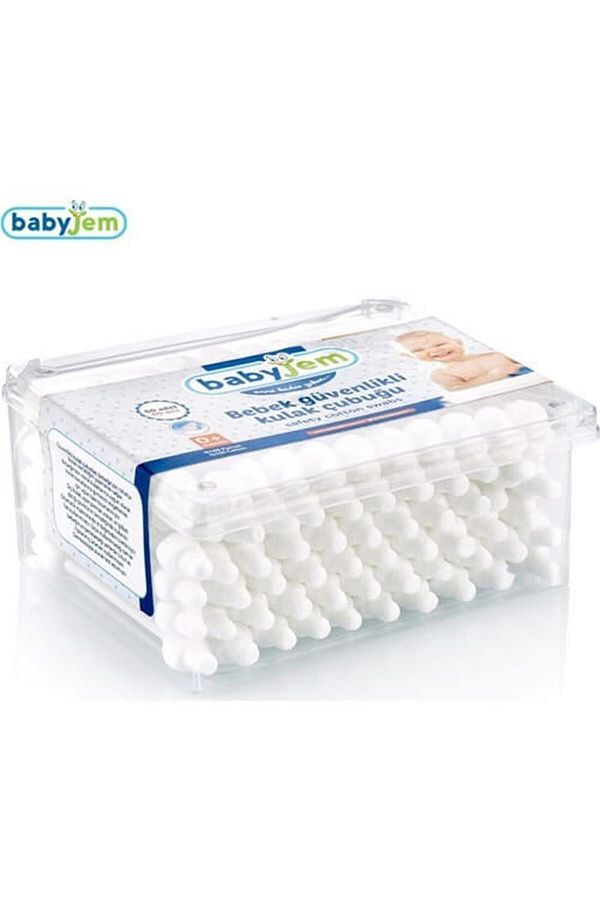 Bebek Güvenlikli Kulak Çubuğu 60 Adet İlke Bebe