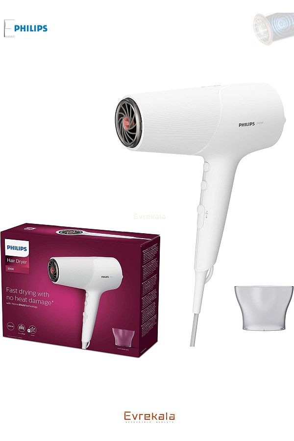 Philips Evrekala Saç Kurutma Makinesi Fön Makinesi New Series - Görsel 7