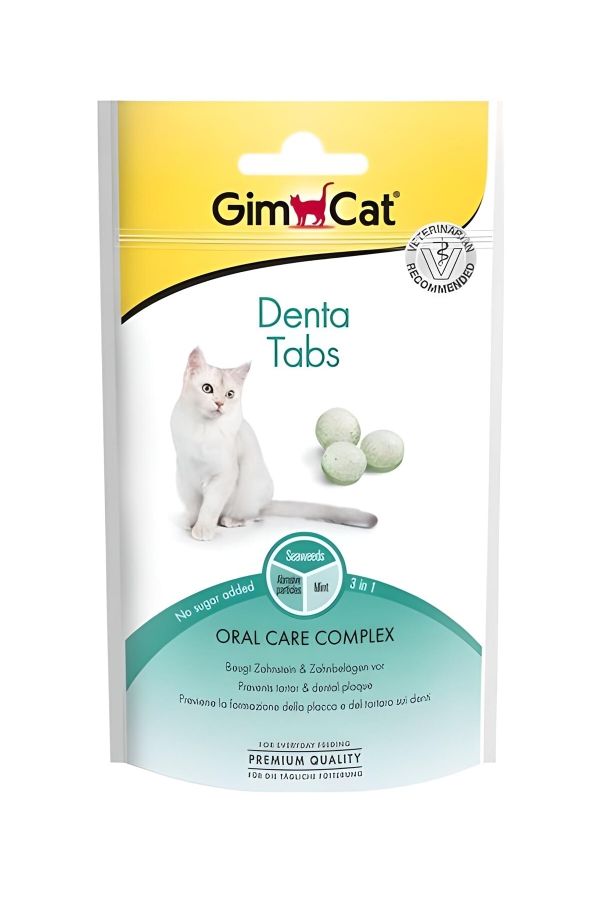Denta Tabs Ağız Diş Sağlığı Kedi Ödülü 40gr_0