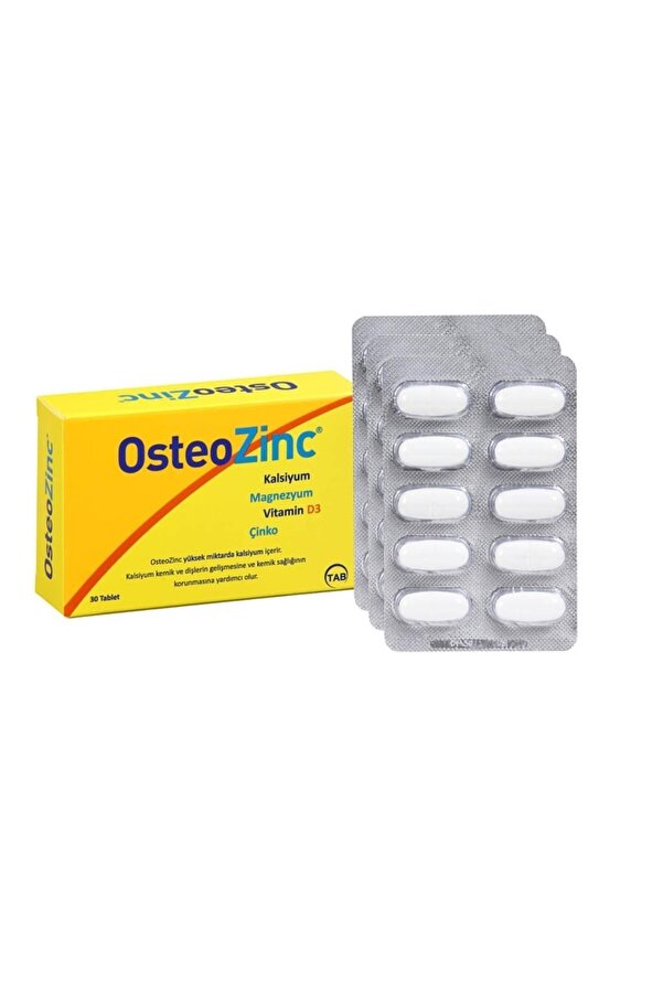 Osteo Zinc Takviye Edici Gıda 30 Tablet Facedermo