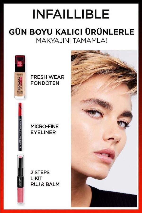 Infaillible 36H Grip Micro Fine Eyeliner 03 Ancient Rose_6