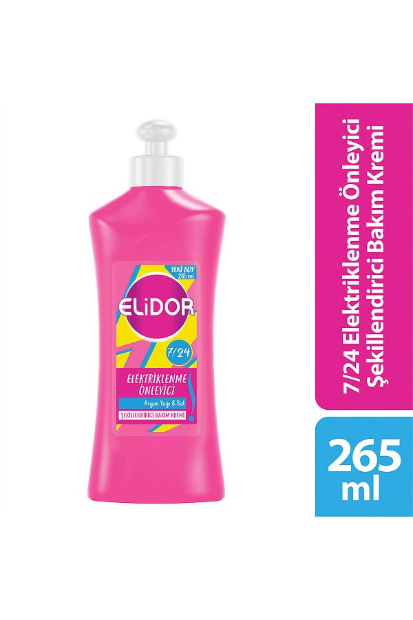 7/24 Şekillendirici Saç Bakım Kremi Elektriklenme Önleyici Argan Yağı & Bal 265 Ml