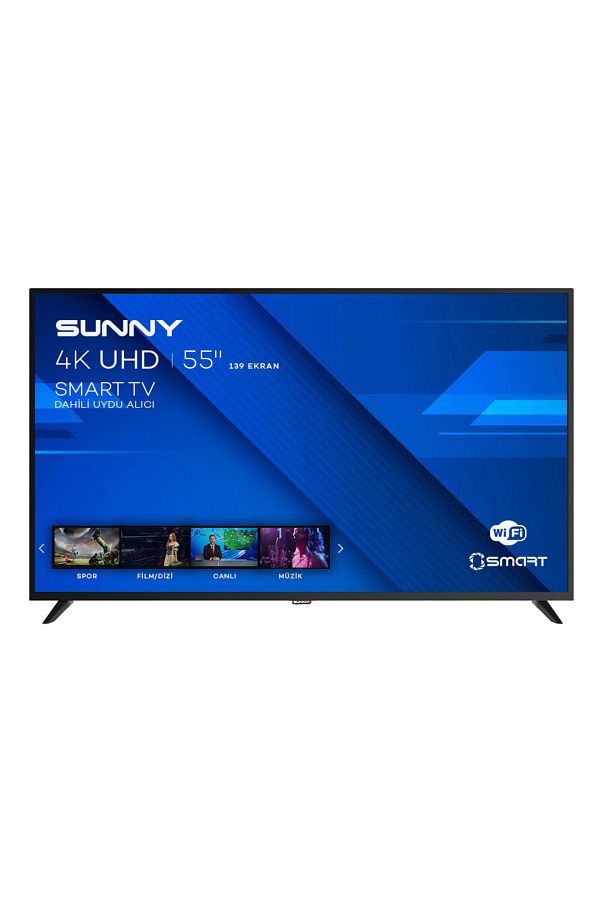Sunny Sn55fmn403 4k Ultra Hd 55" 140 Ekran Uydu Alıcılı Android Smart Framless Led Tv