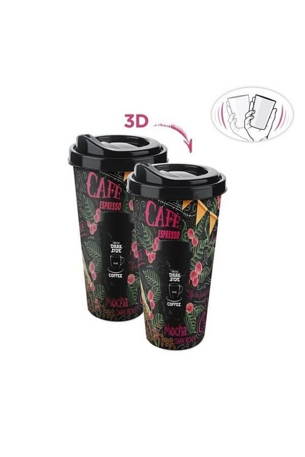 Ap-9052 3D Coffee Bardak 650 Ml