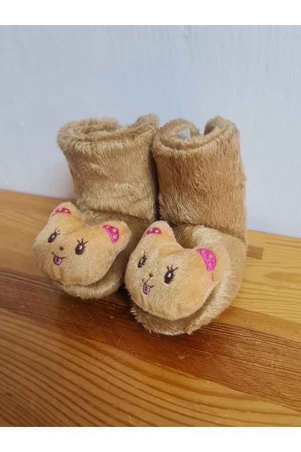 Kız Erkek Çoçuk Figürlü Panduf DAMLA BEBE