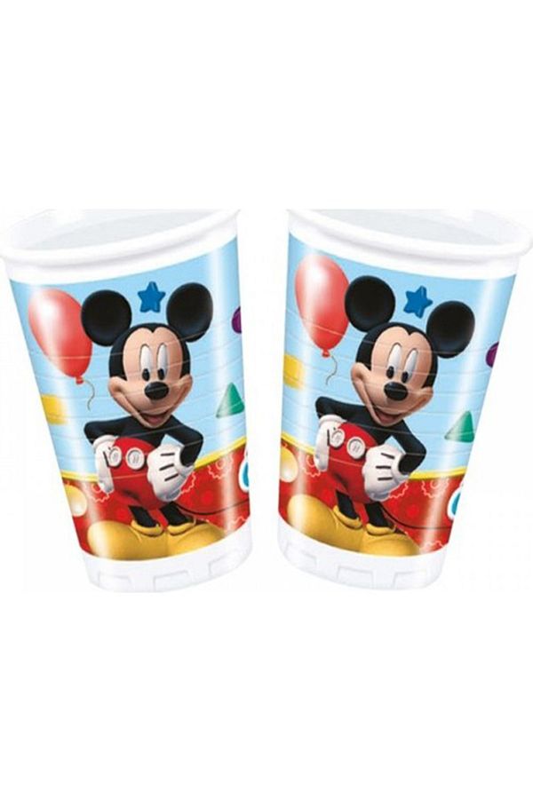 8' Li Mıckey Mouse Plastik Bardak