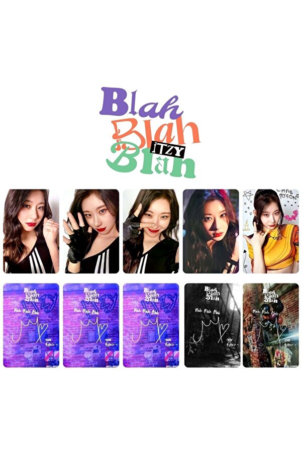 Itzy Chaeryeong '' Blah Blah Blah '' Albüm Kart Seti Kpop Dünyası