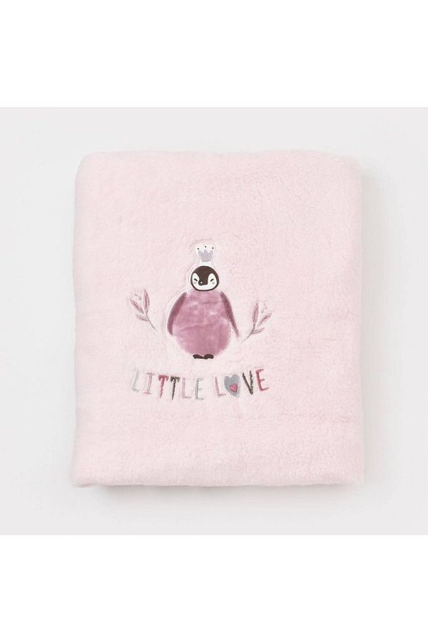 Battaniye Welsoft Pink Love 90x100 Cm.