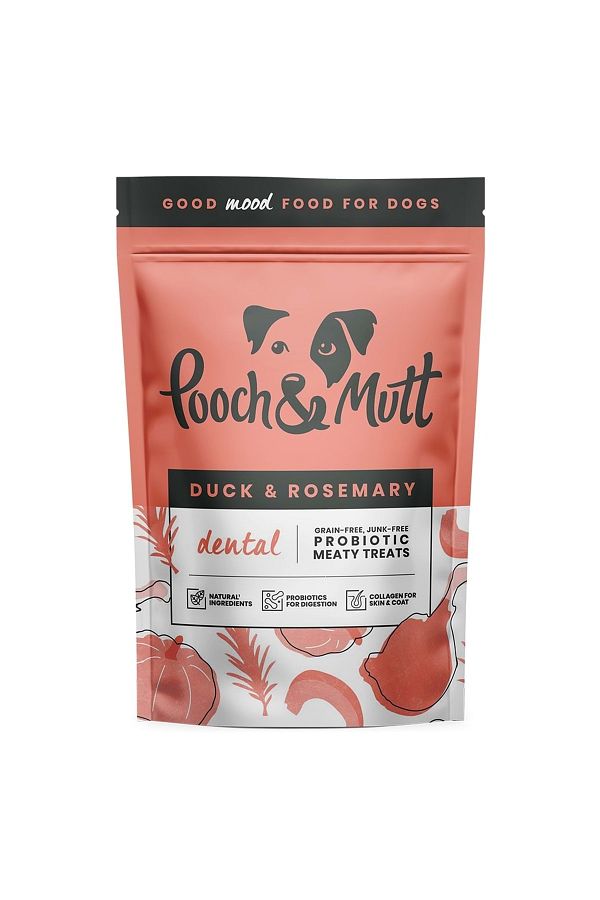 Pooch And Muut Dental Tahılsız Ördek Ve Biberiyeli Köpek Ödülü 120 Gr