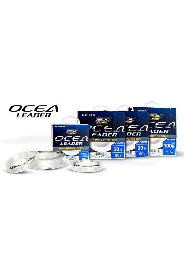 Ocea Ex Fluoro Carbon Leader 50m 0.713 Mm 60 Lb Clear