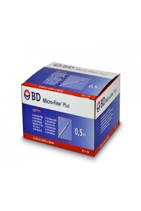 Bd Micro-fine Plus 0.5 ml - 100 Adt - 1 Kutu EVEREST MEDİKAL SAĞLIK ÜRÜNLERİ LTD ŞTİ