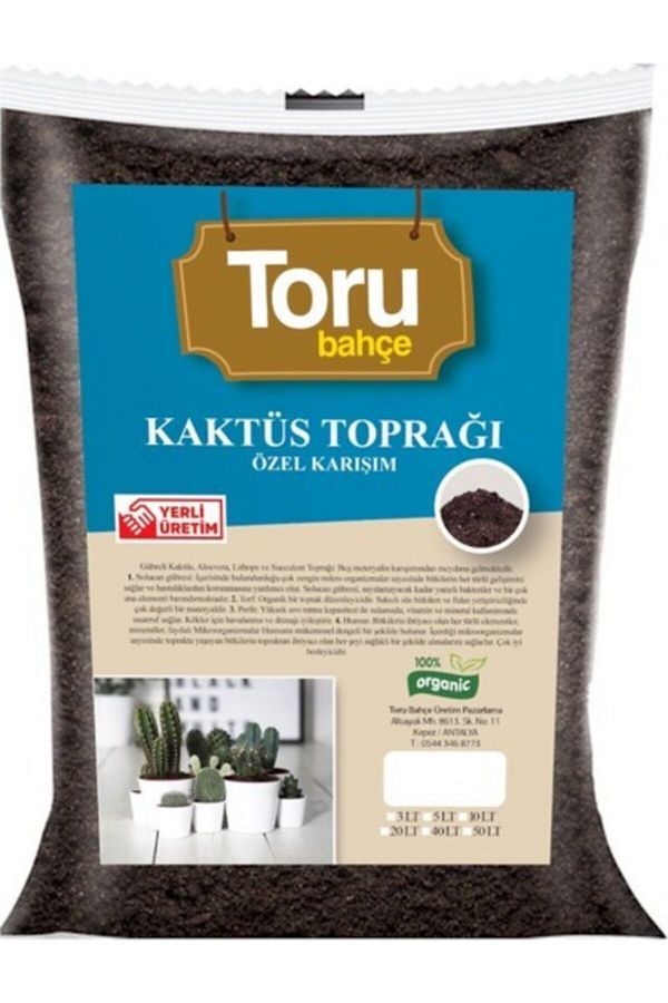 Toru Bahçe Kaktüs Toprağı 5 Lt