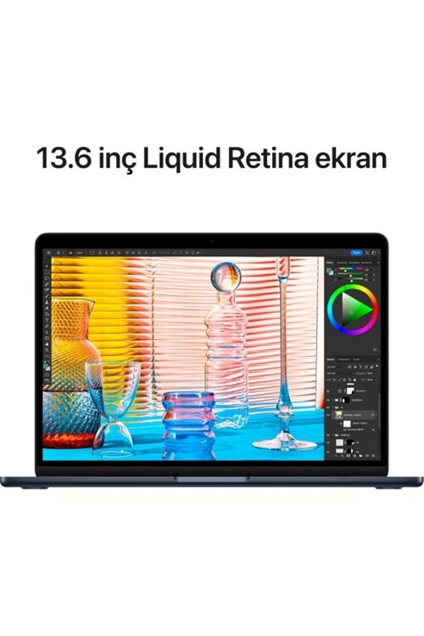 Apple Macbook Air M2 Çip 8gb 256gb Ssd Macos 13"r Gece Yarısı Mly33tu/a - Görsel 5