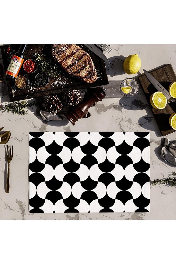 Geometric 6'lı Amerikan Servis Ds11 35x50 Cm