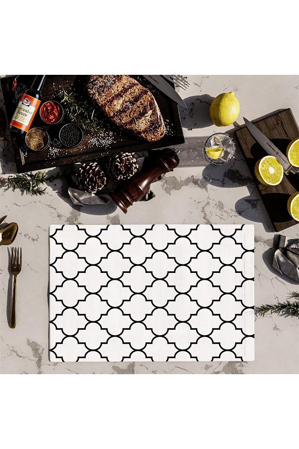 Geometric 6'lı Amerikan Servis Ds10 35x50 Cm