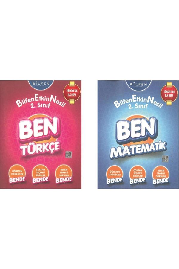 Bilfen 2. Sınıf Ben Serisi Matematik-türkçe Set