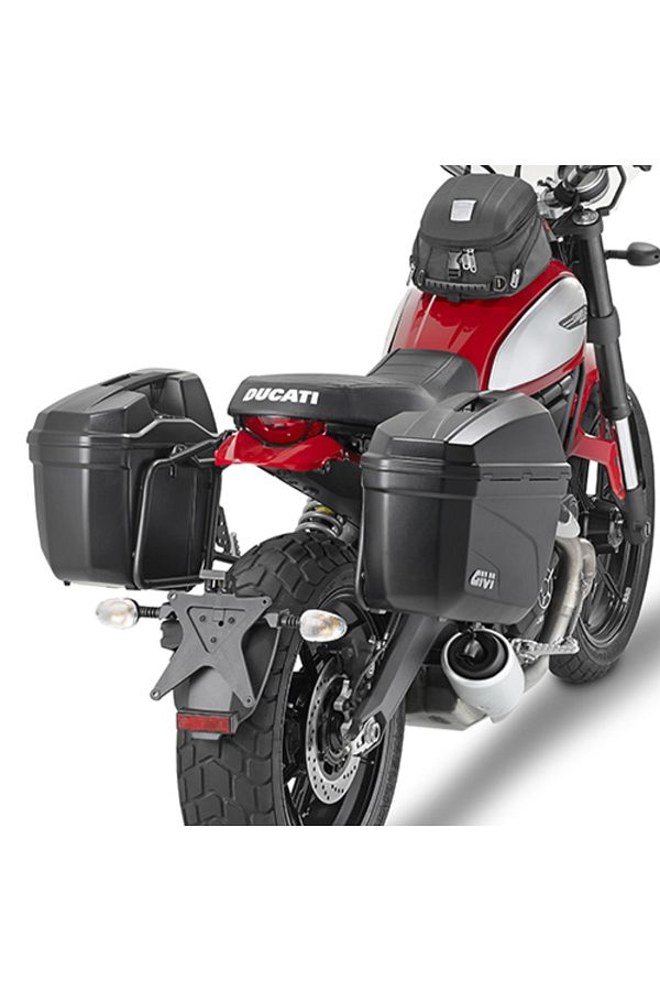 Gıvı Pl7407 Ducatı Scrambler 400 (16-21) - Scrambler 800 (15-22) Yan Çanta Taşıyıcı