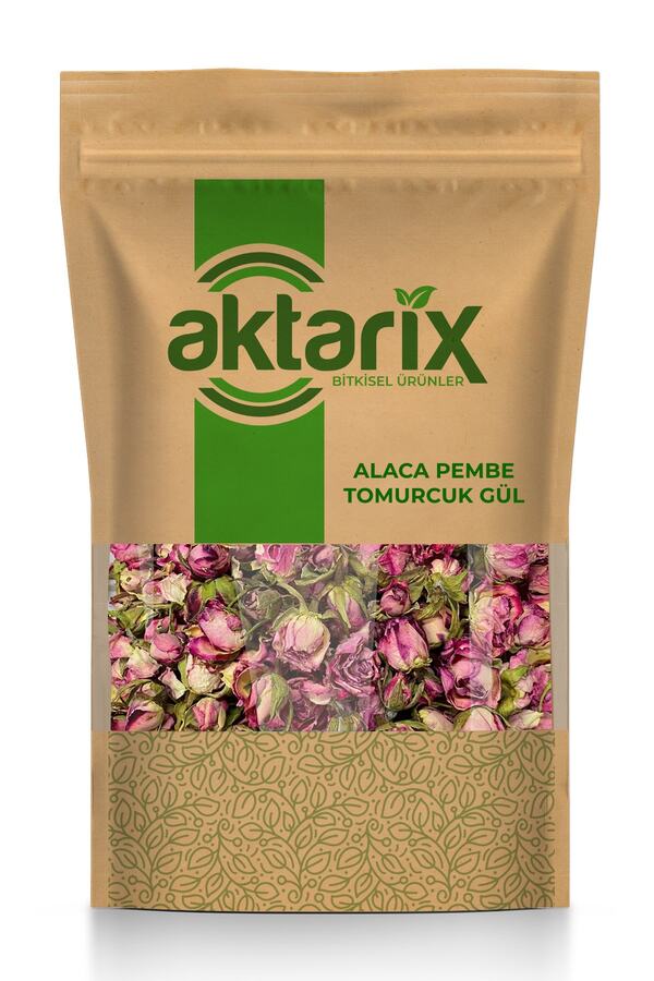 50 gr Alaca Pembe Tomurcuk Gül Kurusu