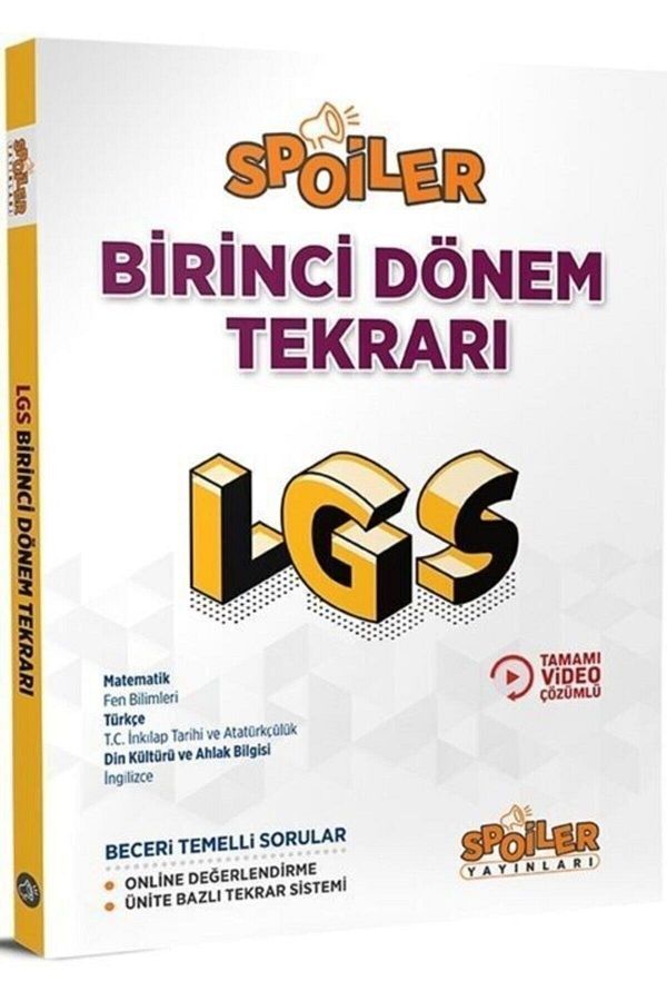8. Sınıf Lgs Birinci Dönem Tekrarı