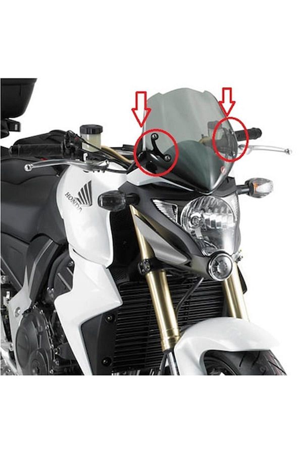 Gıvı A448a Kawasakı Er-6n 650 (09-11) Rüzgar Siperlik Bağlantısı