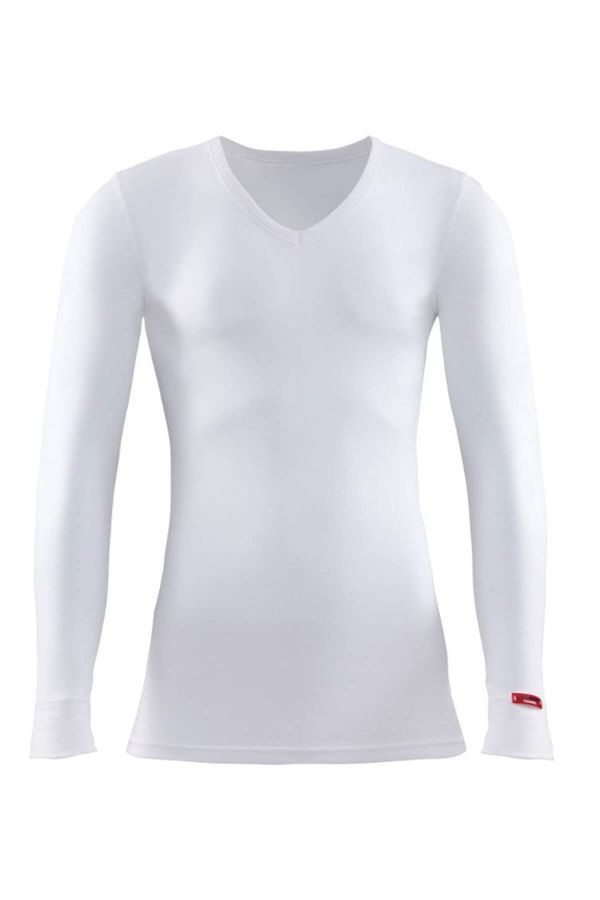 Erkek Kar Beyaz 2. Seviye Termal  T-Shirt 1257