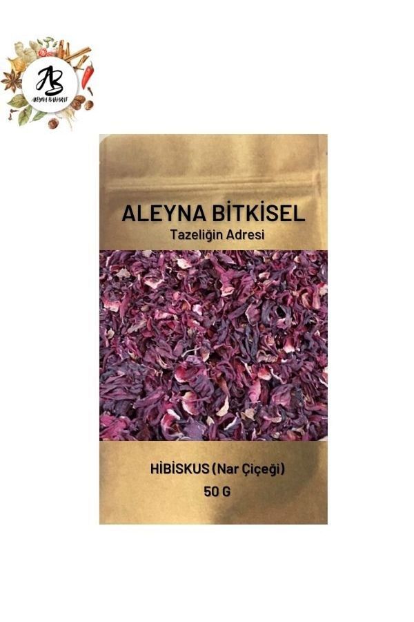 Hibisküs, Bamya Çiçeği, Mekke Gülü, Nar Çiçeği, Hibiscus Sabdariffa 50 G
