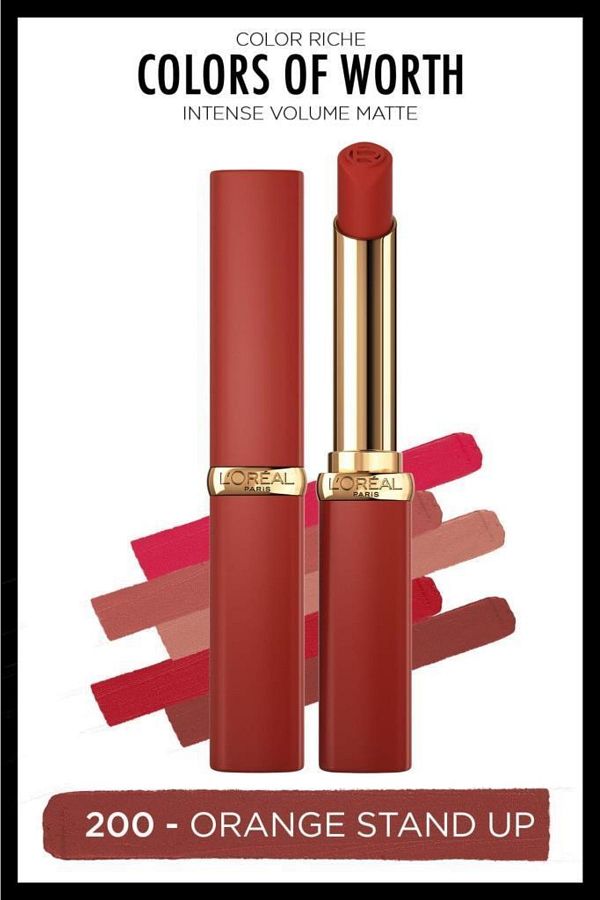 Color Riche Colors Of Worth Intense Volume Matte Ruj - 200 Orange Stand Up