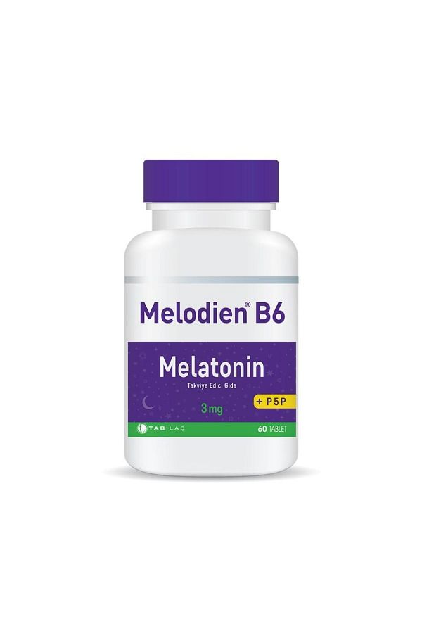 Melodien B6 Melatonin 3mg + P5p 60 Tablet Facedermo