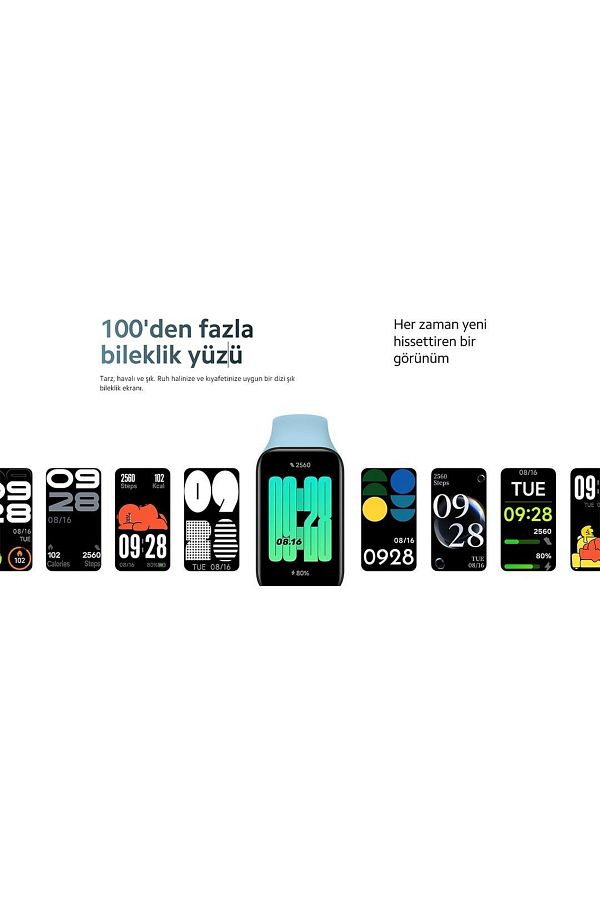 Xiaomi Redmi Smart Band 2 Orijinal Nabız Ölçer Su Geçirmez Android Ios Iphone Uyumlu Akıllı Saat Bileklik - Görsel 3