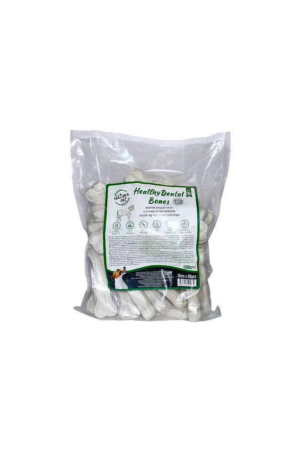 Eco Pet Healty Dental Bones Beyaz Pres Kemik 13cm 30lu