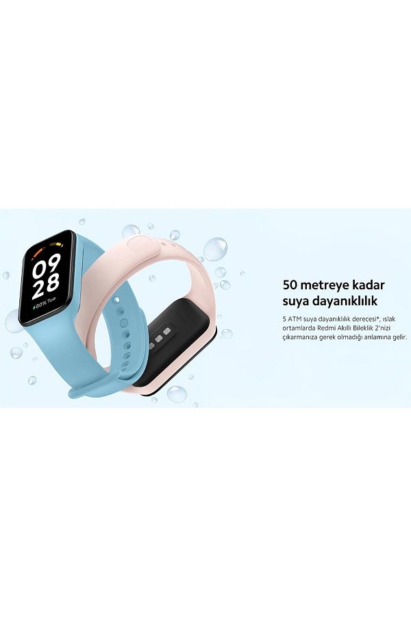 Xiaomi Redmi Smart Band 2 Orijinal Nabız Ölçer Su Geçirmez Android Ios Iphone Uyumlu Akıllı Saat Bileklik - Görsel 4