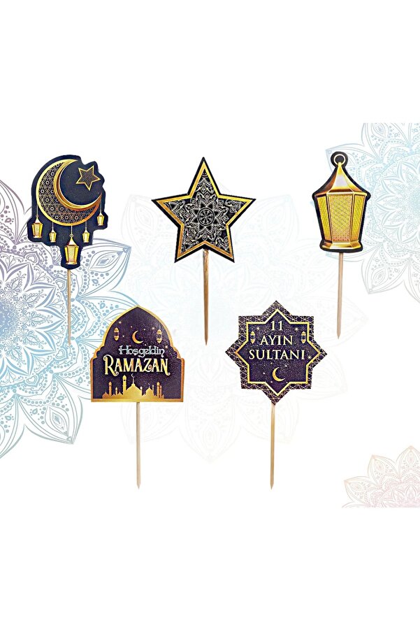 Ramazan Ayı Dekorları Ramazan Ayı Kürdanları 20 Adet Kürdan