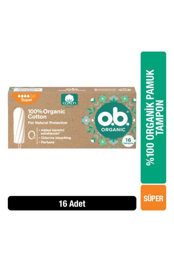 O.b Organic Super Tampon 16'lı Paket