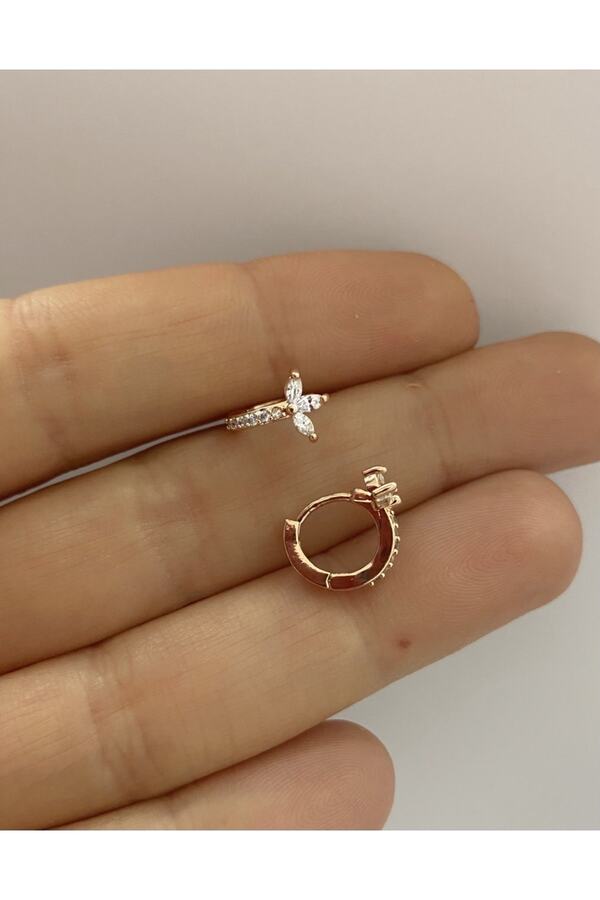 Cerrahi Çelik Tragus Helix Lobe Uyumlu Halka Piercing Küpe