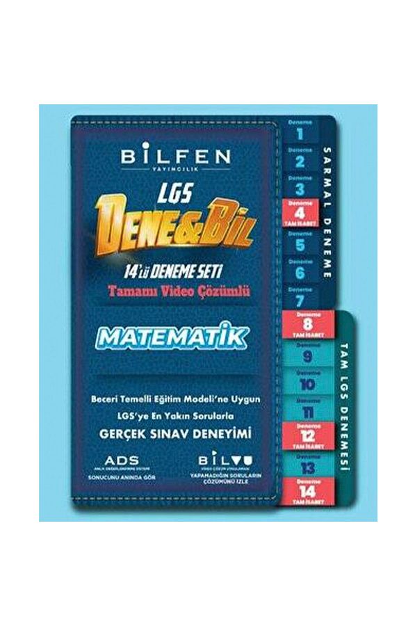 Bilfen Yayıncılık Lgs 8. Sınıf Bilfen Denebil 14 Lü Matematik Deneme 2023 Yeni Baskı