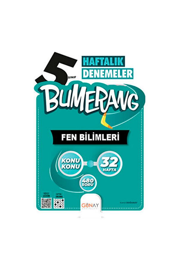 5.sınıf 32 Haftalık Bumerang Fen Bilimleri Soru Bankası