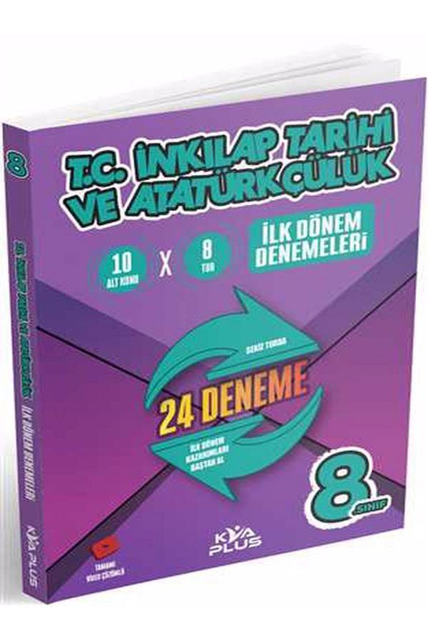 Kva Plus 8. Sınıf Ilk Dönem (1. Dönem) T.c. Inkılap Tarihi Ve Atatürkçülük Denemeleri 2023