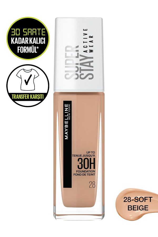 Superstay Actıve Wear 30h Foundatıon 28 Soft Beıge Ali Özkan Tr