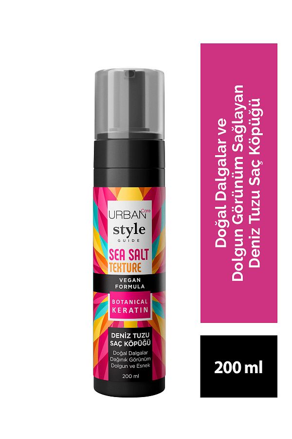 Style Guide Deniz Tuzu Doğal Dalga Sağlayan Şekillendirici Saç Köpüğü - Vegan - 200 ml