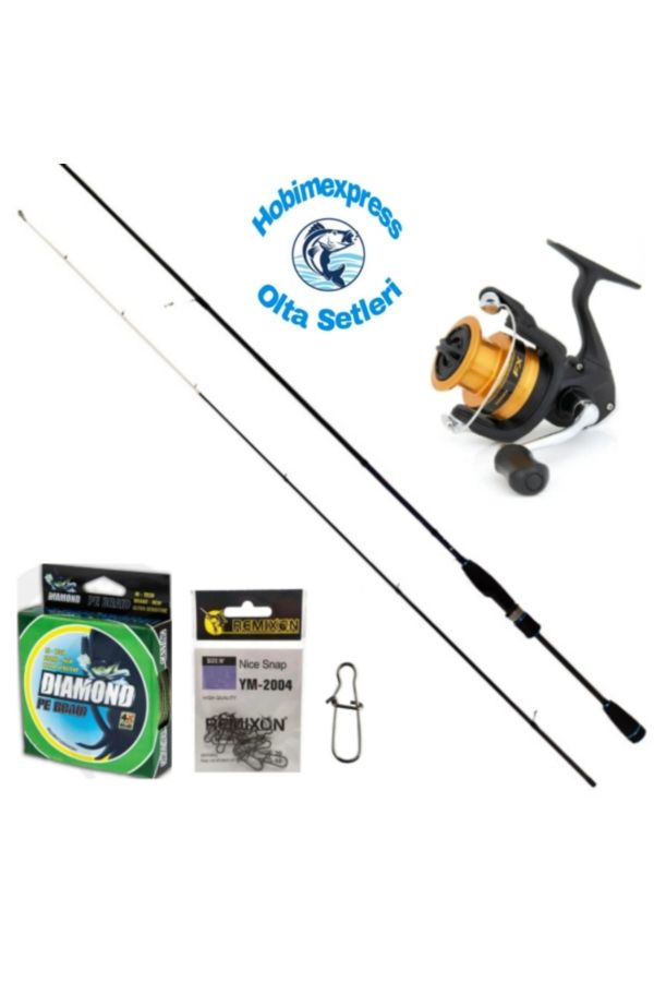 Rock Fish 2.30m 1-14gr Lrf Olta Kamışı – Shimano Fx 2000 Olta Makinası Lrf Seti